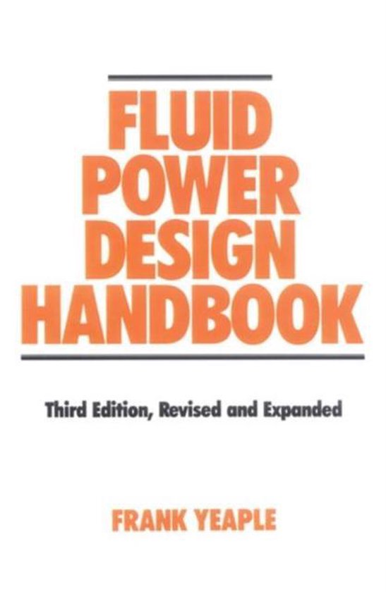 Fluid Power Design Handbook 9780824795627 Yeaple Boeken