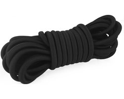 Elastiekkoord - 10mtr - 4mm - Zwart - Bundel - Elastisch koord