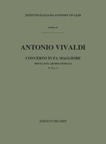 Concerto per Flauto, Archi e BC.: In Fa Op. X N. 5