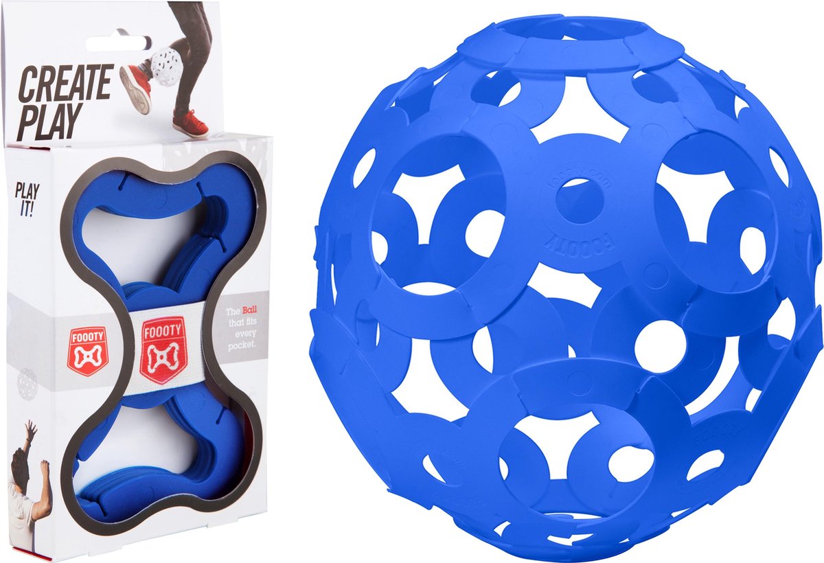 SmartGames FOOOTY PACK blauw bal - 10 elementen, meerdere vormen