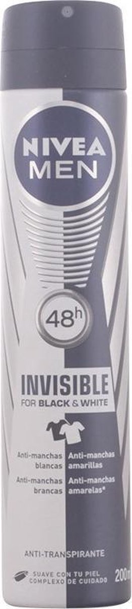 Goedkoopste Nivea MEN INVISIBLE - deodorant - spray 200 ml