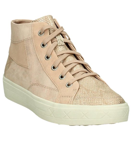 Tamaris - 1/25206/28 - Sneaker hoog gekleed - Dames - Maat 38 - Roze - 505  -Rose Struc | bol.com