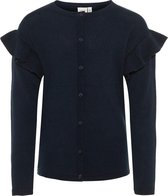Name it vest meisjes - donkerblauw - NKFflora - maat 140