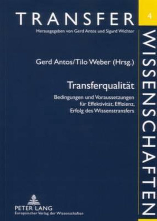 Transferqualität - cover