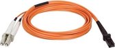 Tripp Lite N314-02M Glasvezel kabel 2 m OFNR MT-RJ 2x LC Orange,Beige,Black