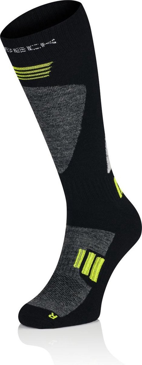 Brubeck Heren Skisokken met Merino Wol Ski Force 42-44 Zwart