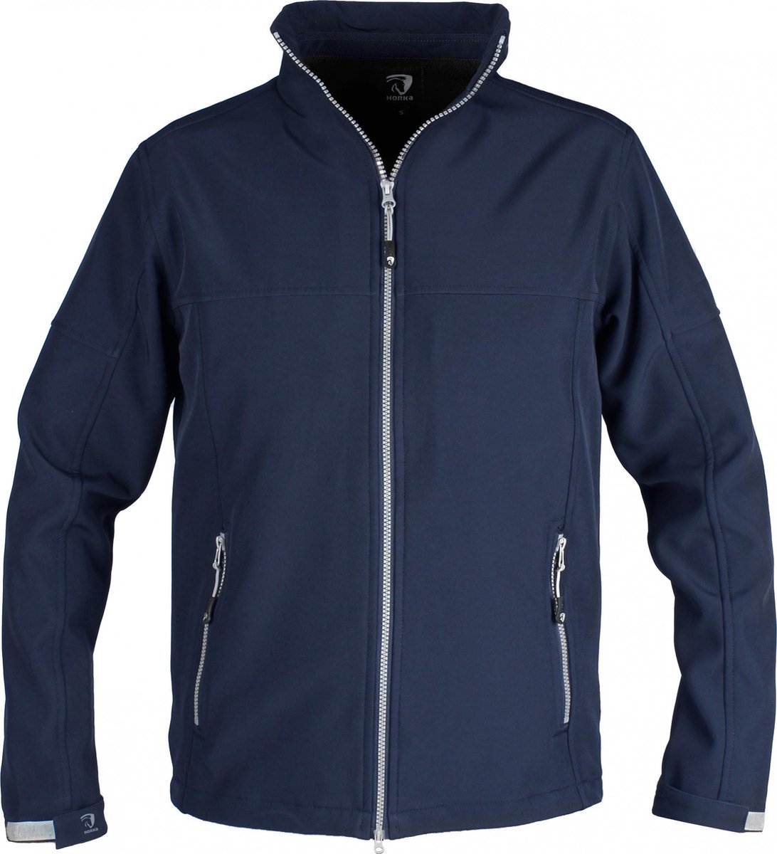 Horka SOFTSHELL JACKET ACTION UNISEX Blauw