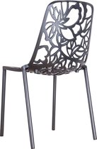Cast magnolia chair zonder arm zwart