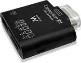 Ewent EW1067 Samsung 30-pin Zwart geheugenkaartlezer