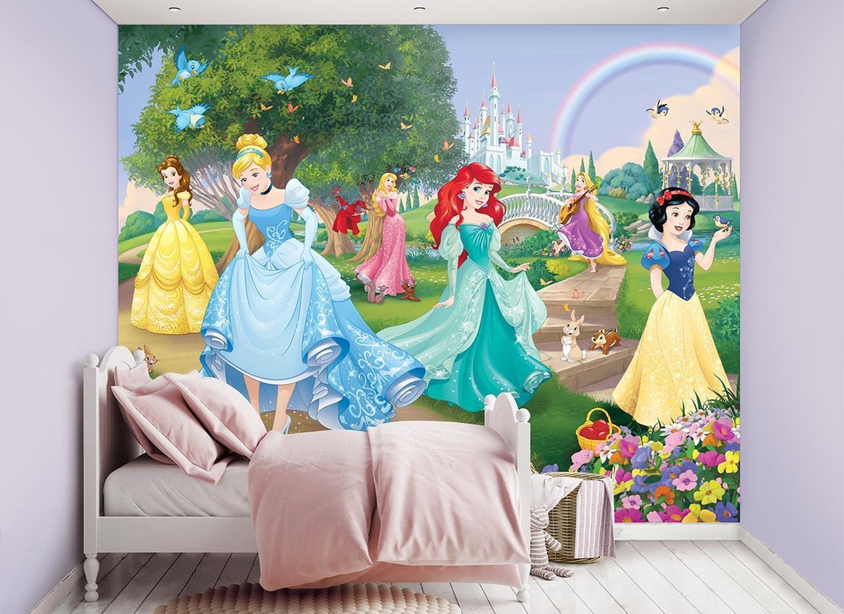 Absorberend zaad uitbreiden Walltastic Disney Prinsessen Fotobehang - kinderkamer - 305 x 244 cm |  bol.com