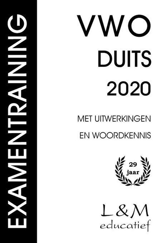 9789054894162 - Examentraining Vwo Duits 2020