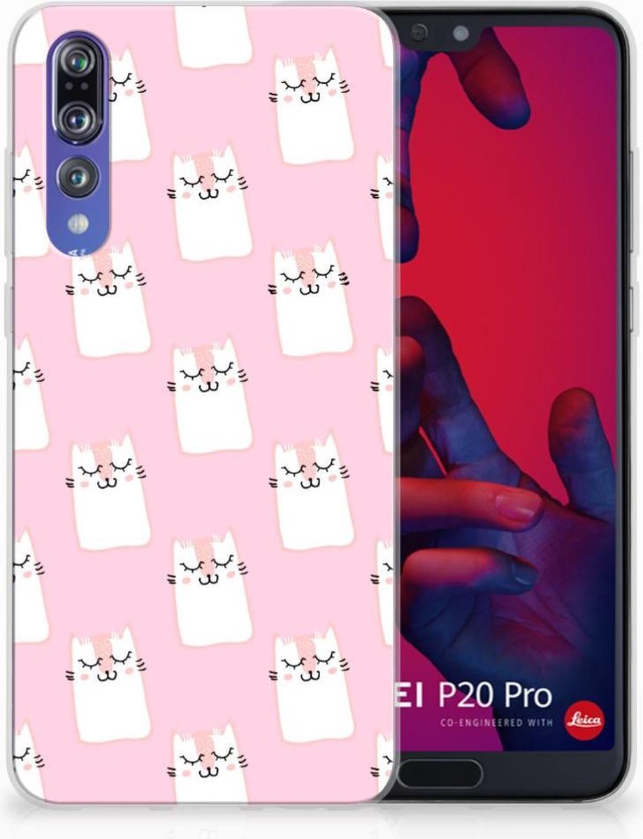 Huawei P20 Pro TPU Hoesje Sleeping Cats