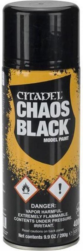 Thumbnail van een extra afbeelding van het spel Citadel Paint - Chaos Black Spray