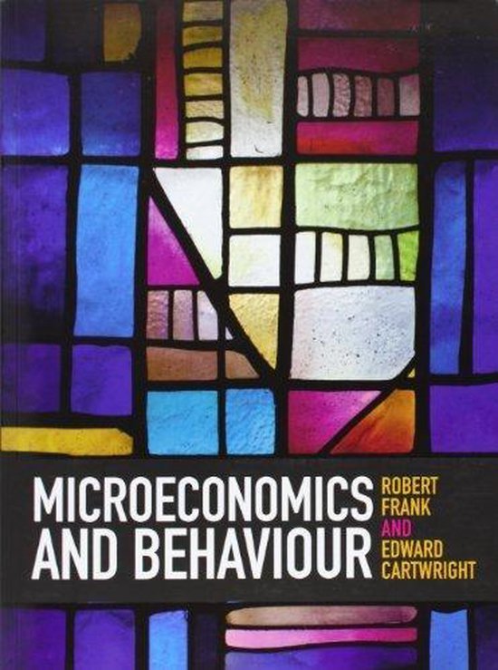 Microeconomics And Behaviour - cover