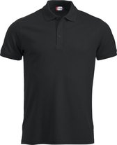 Manhattan heren polo zwart 5xl