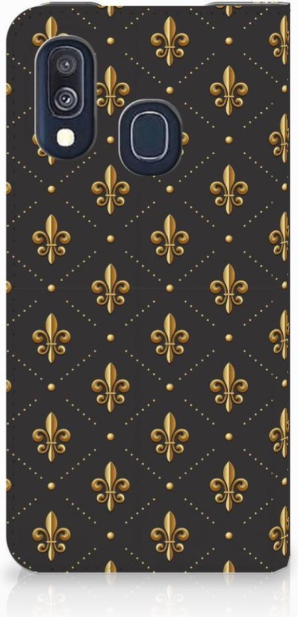 Samsung Galaxy A40 Hoesje met Magneet Franse Lelie