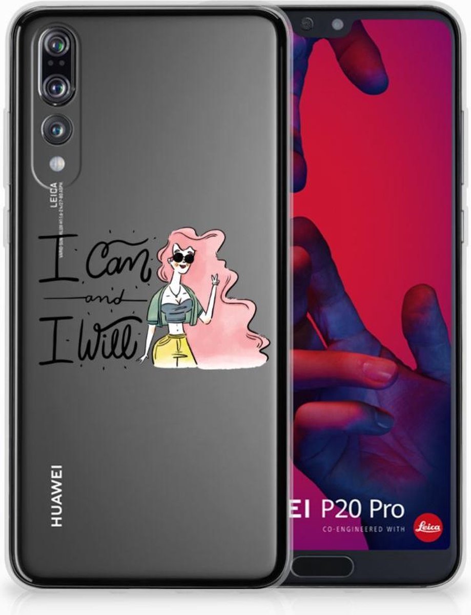 Huawei P20 Pro Telefoonhoesje met Naam i Can