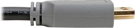 Tripp Lite P568-010-2A, 3,05 m, HDMI Type A (Standard), HDMI Type A (Standard), Noir, Gris