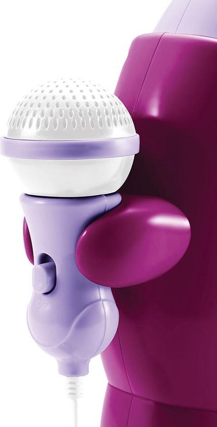 Lexibook, Barbie, Bluetooth Microfoon met stemveranderingsfunctie, Inclusief telefoonhouder, Ingebouwde luidspreker, Roze, MIC240BB