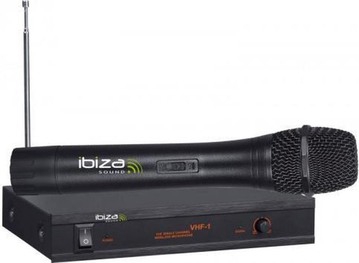 Ensemble de microphones sans fil Ibiza Sound Vhf 1 | bol.com