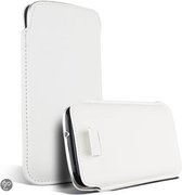 Wit leren insteek hoesje tasje Samsung Galaxy S6