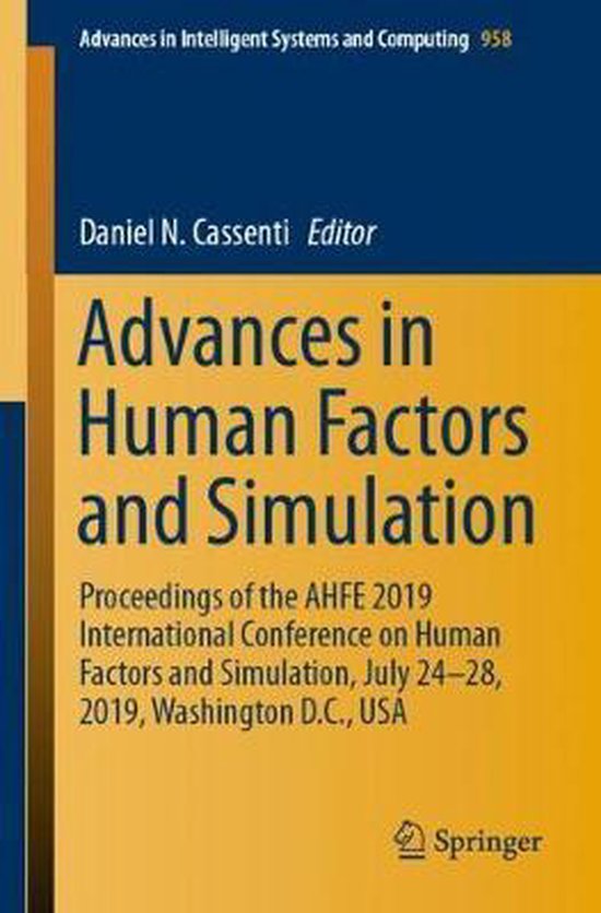 Advances in Intelligent Systems and Computing958- Advances i ... - cover