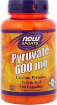 Pyruvate- 600 mg (100 capsules) - Now Foods