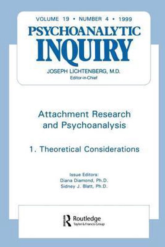 Attachment Research and Psychoanalysis - cover