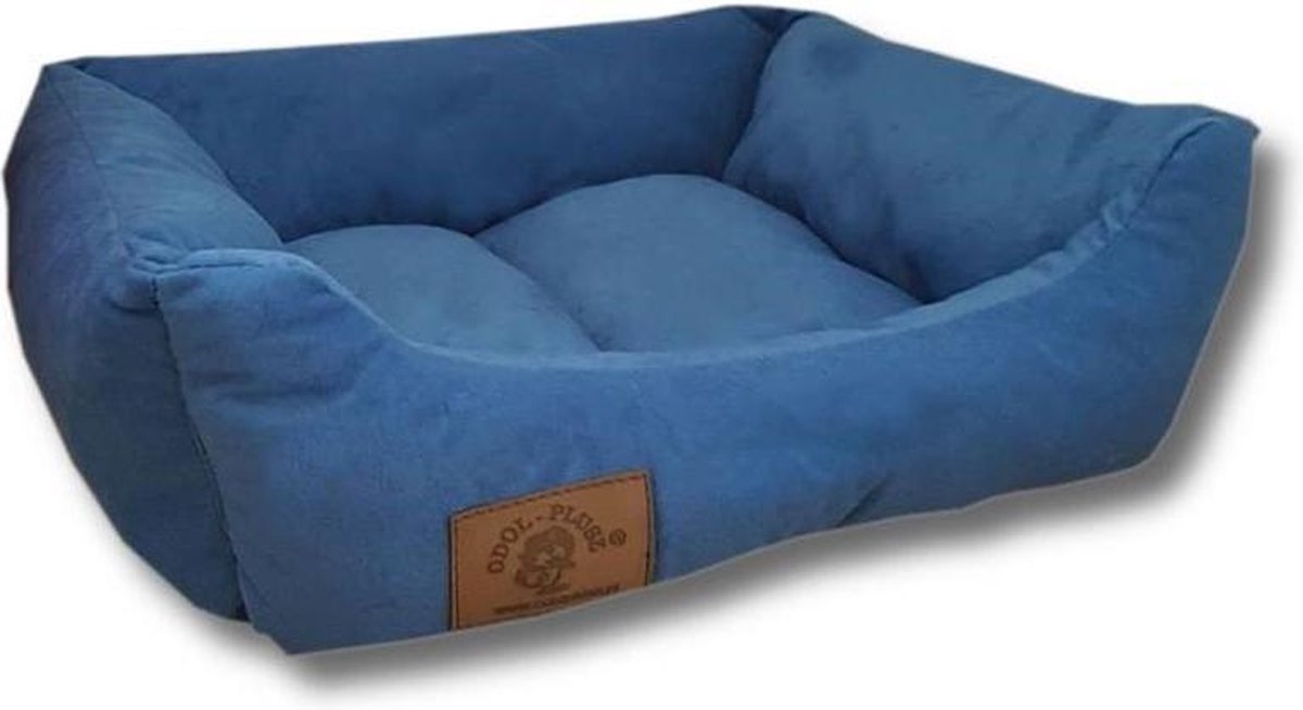 Hondenmand - S - kleine hond - 50 x 40 cm - blauw - hondenbed