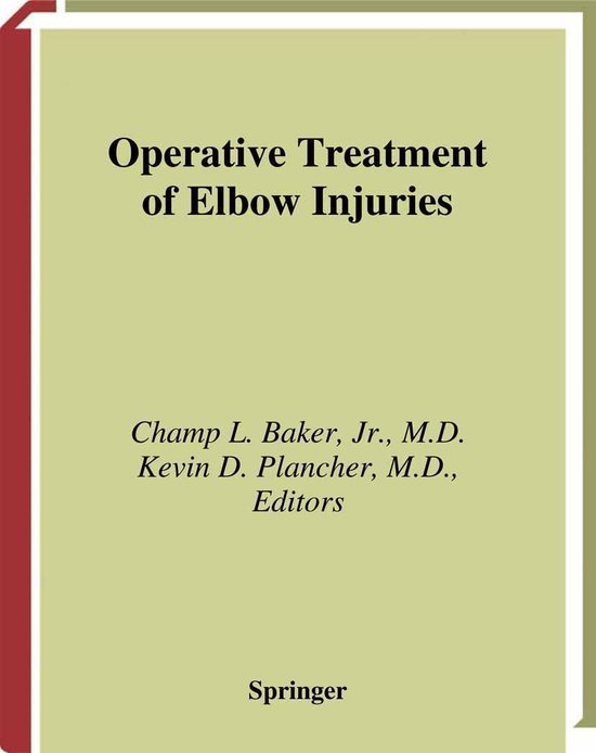 Operative Treatment of Elbow Injuries - cover