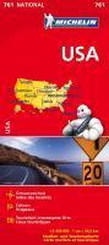 USA 1 : 3 450 000 Nationalkarte - cover