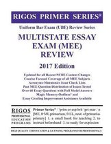 Rigos Primer Series Uniform Bar Exam (Ube) Review Multistate Essay Exam (Mee)