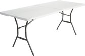 Table pliante Lifetime Tyrell de couleur blanche (183 x 76 x 73,5 cm)