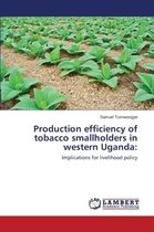 Production efficiency of tobacco smallholders in western Uganda