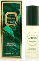 MULTI BUNDEL 2 stuks Jean Coututier Coriandre Eau De Toilette Spray 33ml