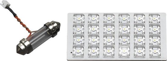 Bol Com Autostyle 24q Led Dome Light L Type 12v Wit Incl 5 Adapters