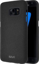 Azuri flexible cover with sand texture - black - for Samsung Galaxy S7