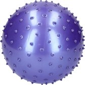 Summerplay Spiky Ball - Opblaasbaar de Soft 15cm à Hard 19cm | Balle Jouets | Balle de crosse | Bal des Kinder | Balle de massage | Triggerpoint - Violet