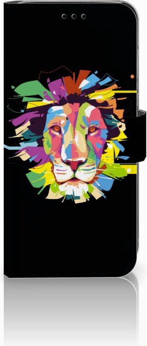 Huawei P20 Lite Leuk Hoesje Lion Color