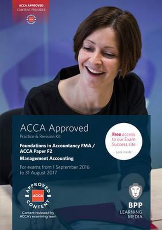 FIA Foundations in Management Accounting FMA (ACCA F2) - cover