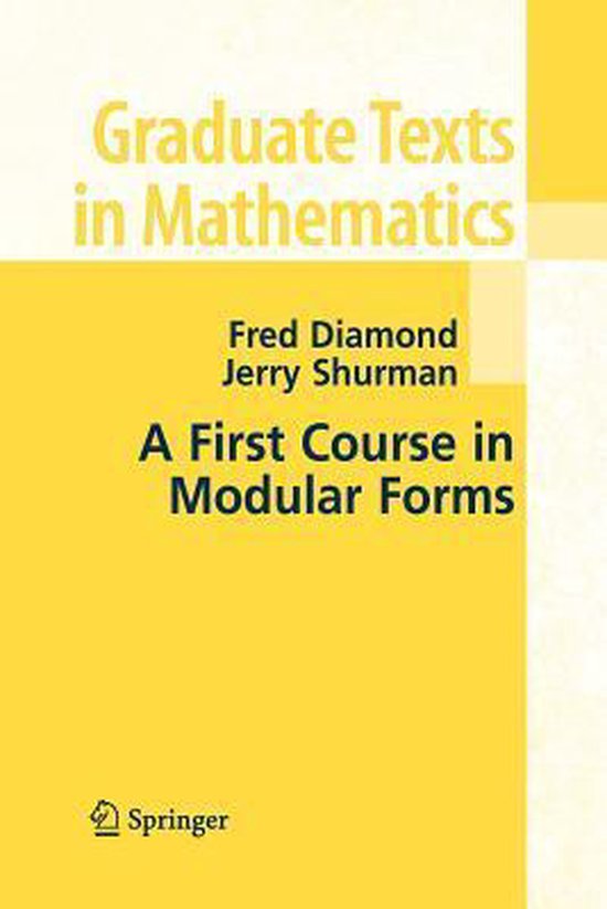 First Course In Modular Forms - cover