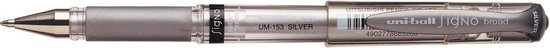 16x Uni-Ball roller Signo Broad zilver