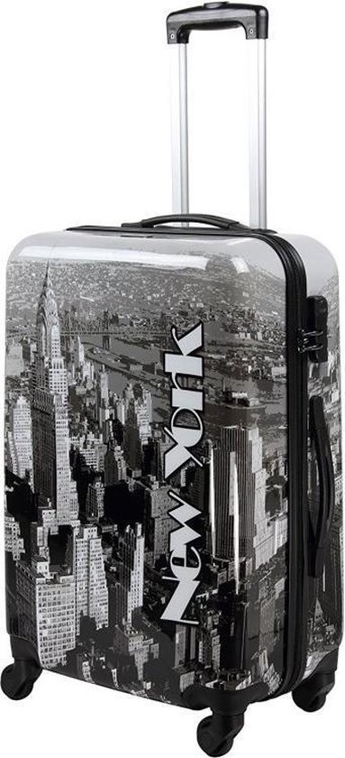 oriëntatie vleugel Gronden Nowi New York handbagage Koffer - 50 cm - grijs | bol.com
