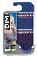 Dim 3D Flex Stay&Fit - 2 pack Heren Boxershort - Atlantisch blauw/paars - maat S