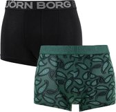 Björn Borg  - 2p Shorts BB Vie - Groen - Heren - maat  S