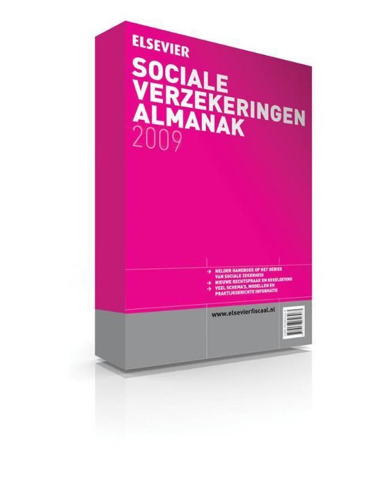 Cover van het boek 'Elsevier Sociale Verzekeringen Almanak / 2009 / druk 1'