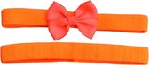 Jessidress Baby Haarbandjes met kleine strik - Oranje