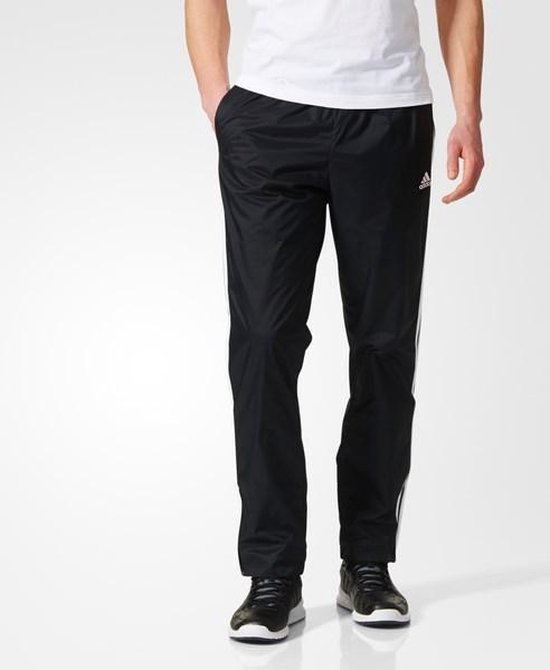 adidas Essentials 3Stripes Pant Woven Sportshirt Heren - Black/Black/White  | bol.com