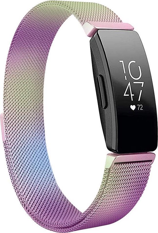 fitbit inspire rainbow band