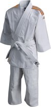 adidas Judopak Evolution II Junior Judopak - Unisex - wit/oranje Maat/ Lichaamslengte 140 cm